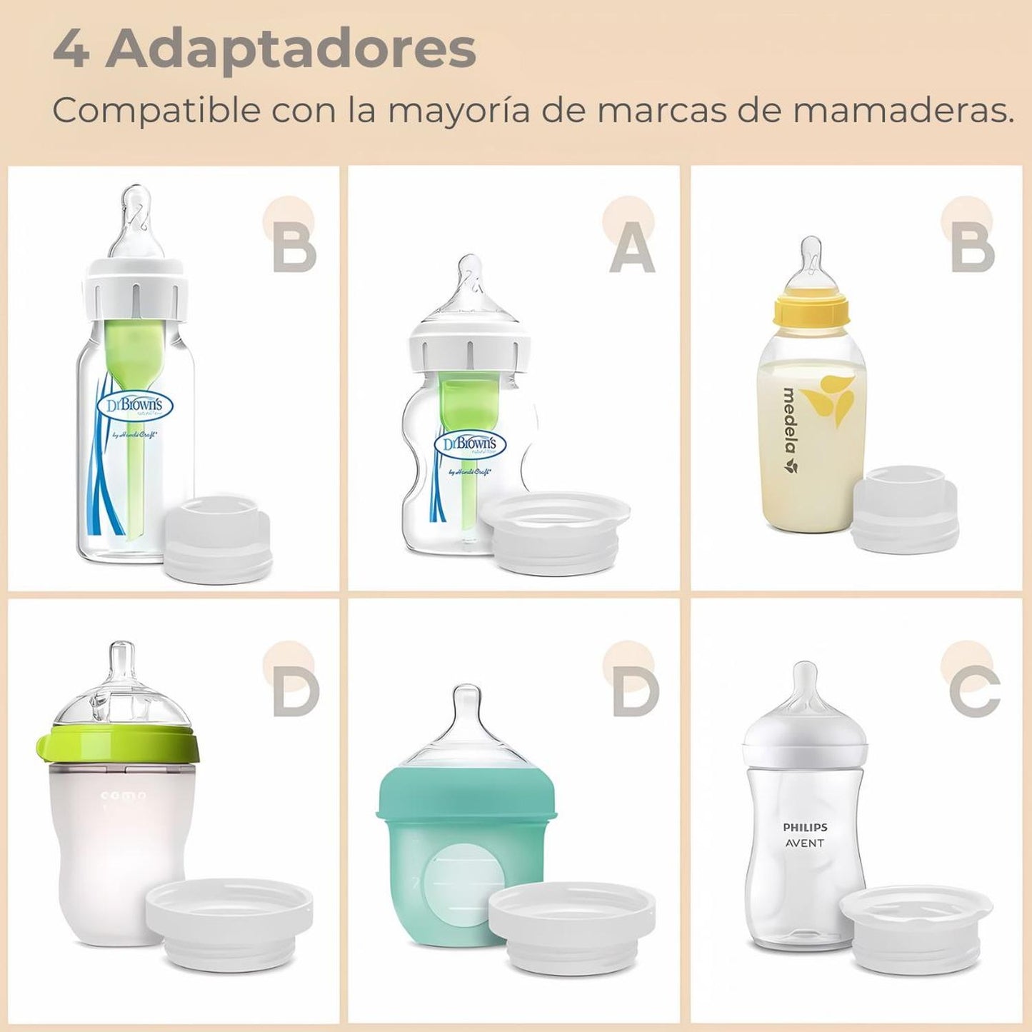 Calentador de mamaderas portable Inalámbrico recargable Babybond
