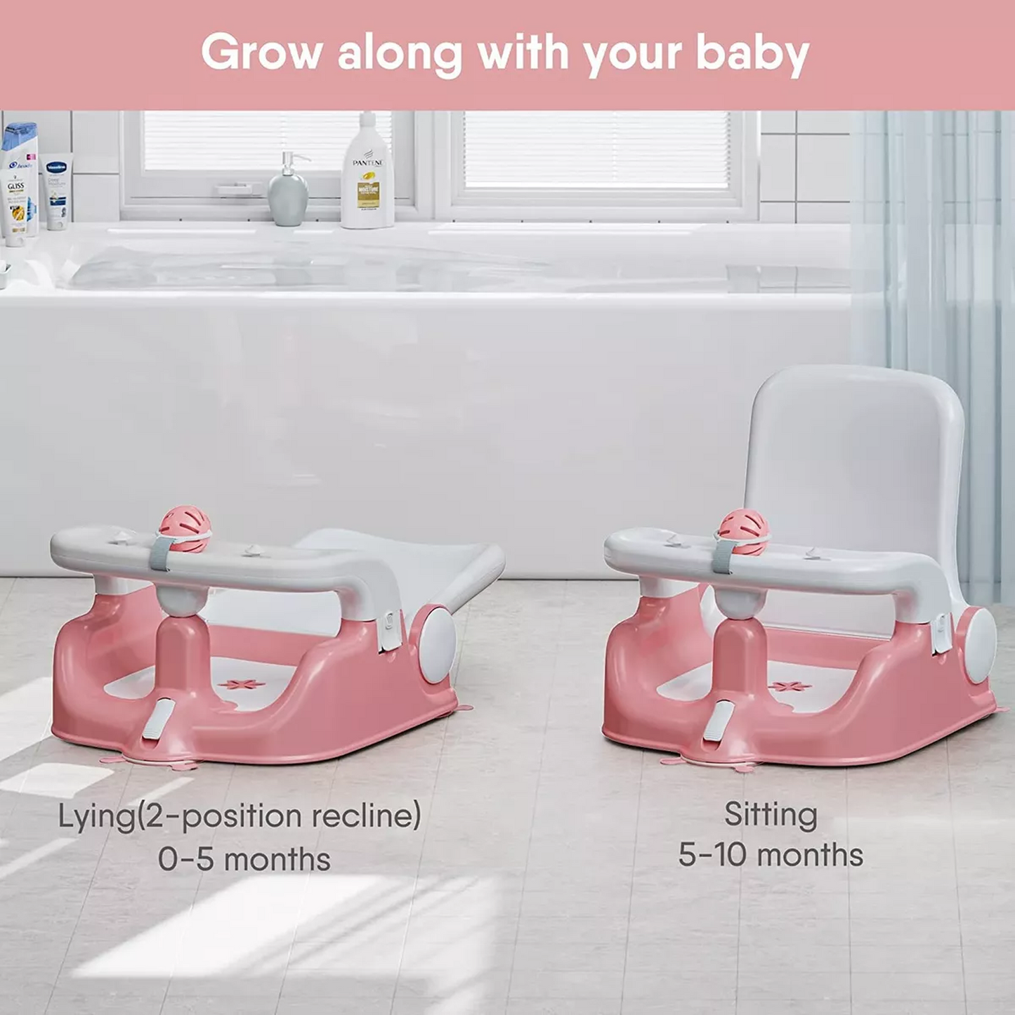 Silla Asiento Para Baño Bebé Para Tina O Bañera Babybond