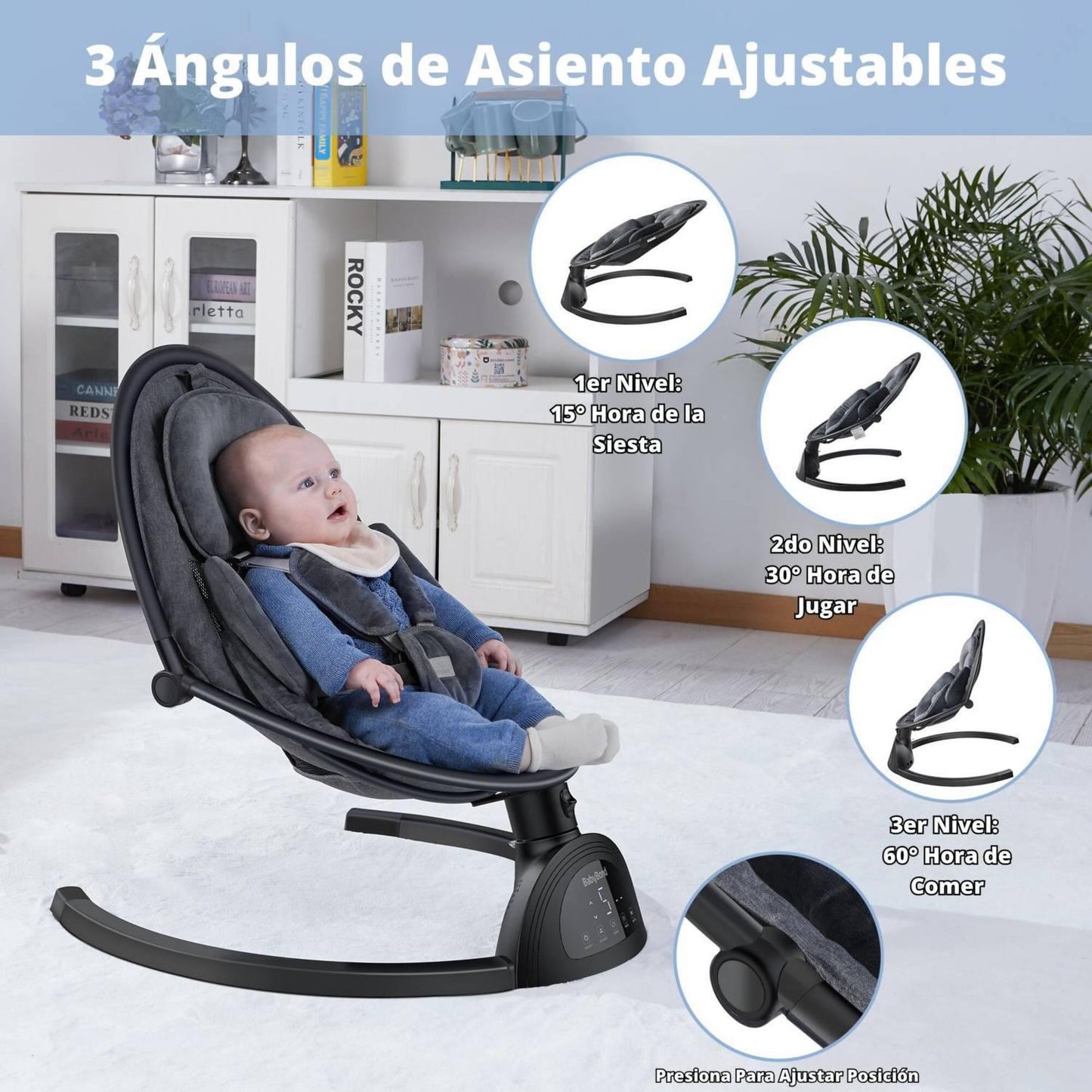 Silla Mecedora portátil recargable Babybond