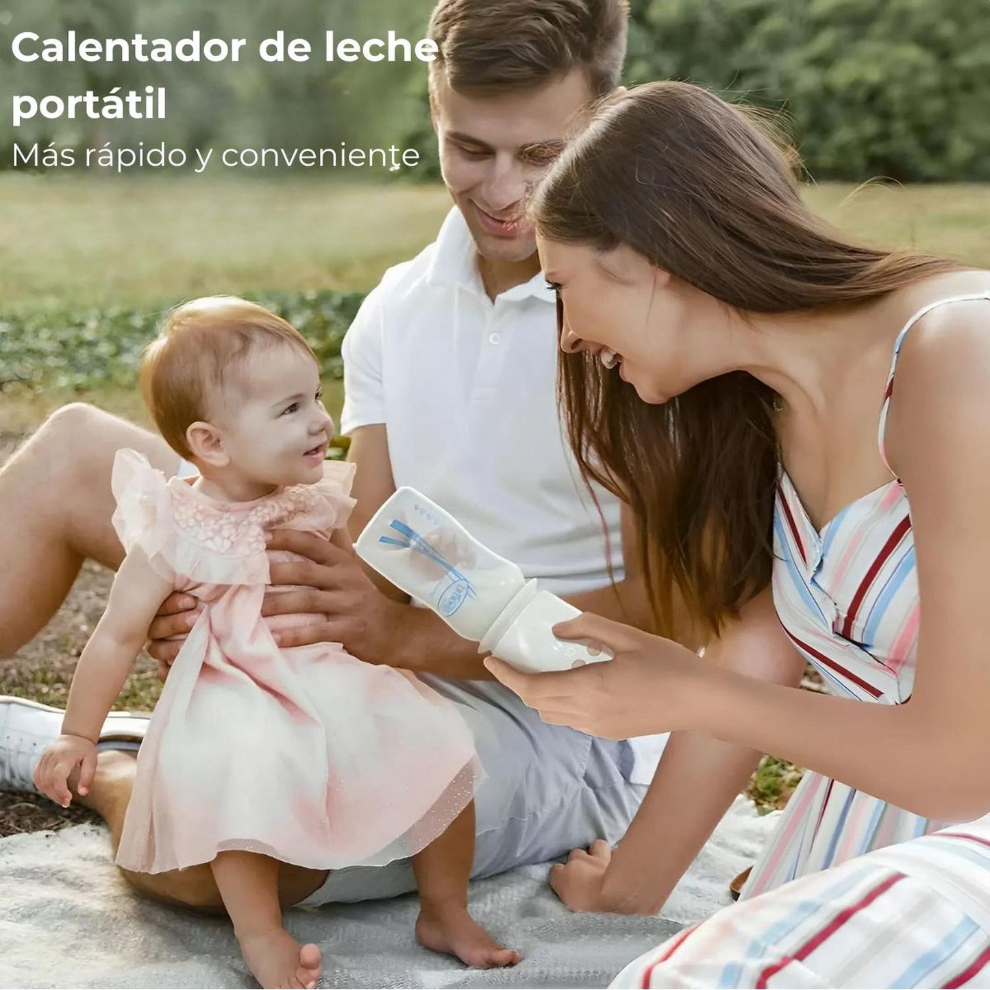 Calentador de mamaderas portable Inalámbrico recargable Babybond