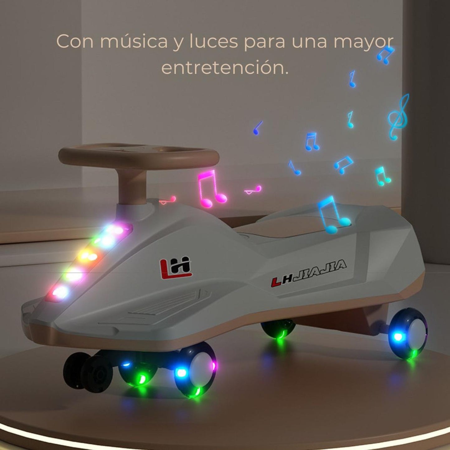 Auto Twist Correpasillos Bebés y Niños Musical con Luces